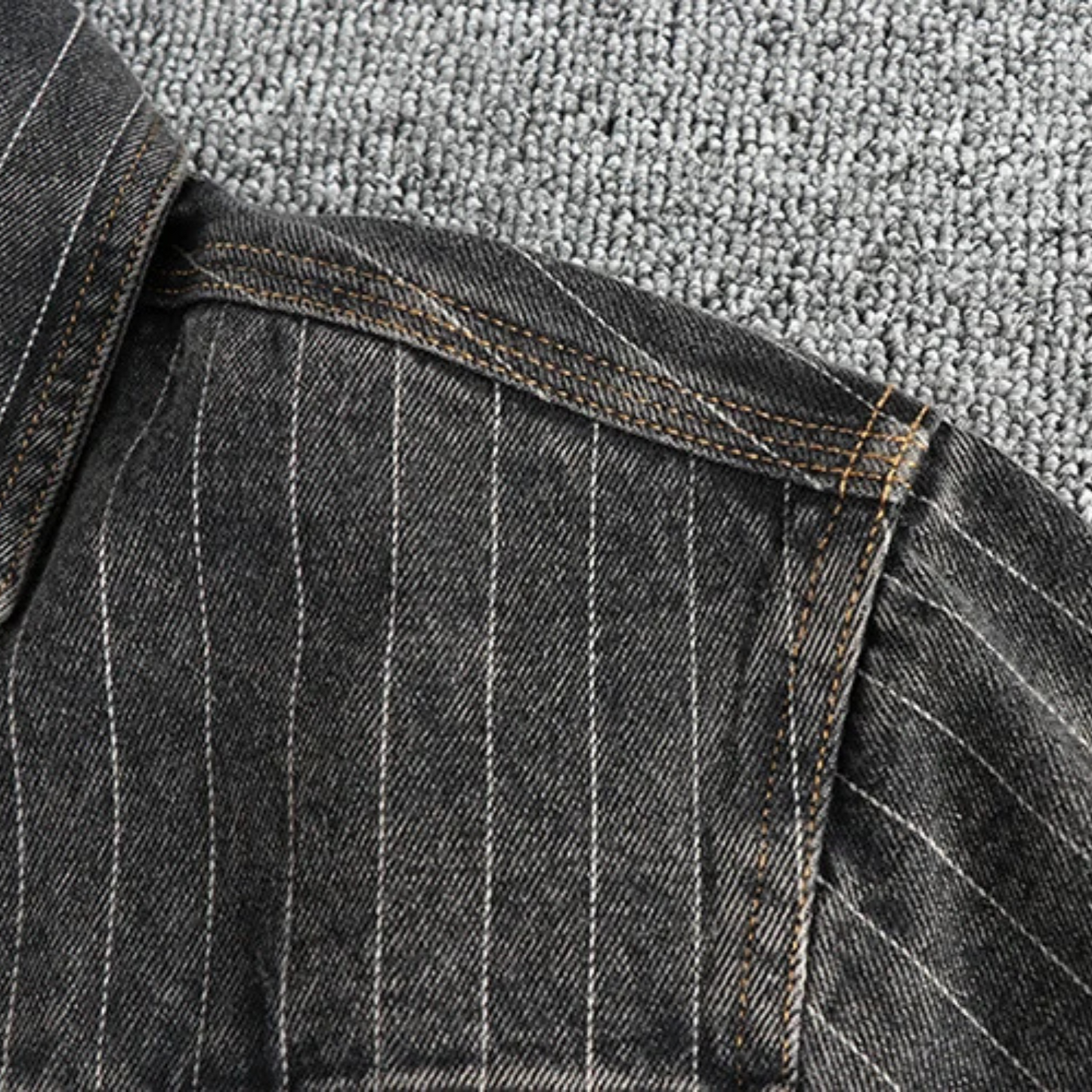 Vintage Charcoal Utility Shirt