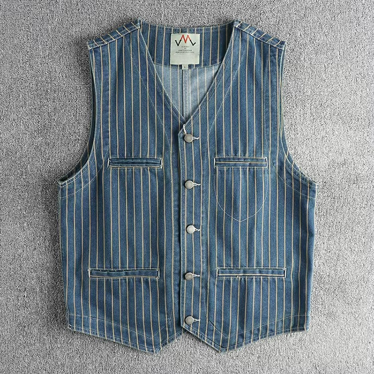 Vintage Mariner Denim Vest