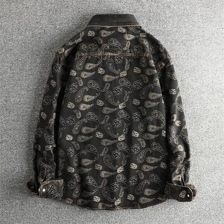 Vintage Paisley Forge Utility Shirt