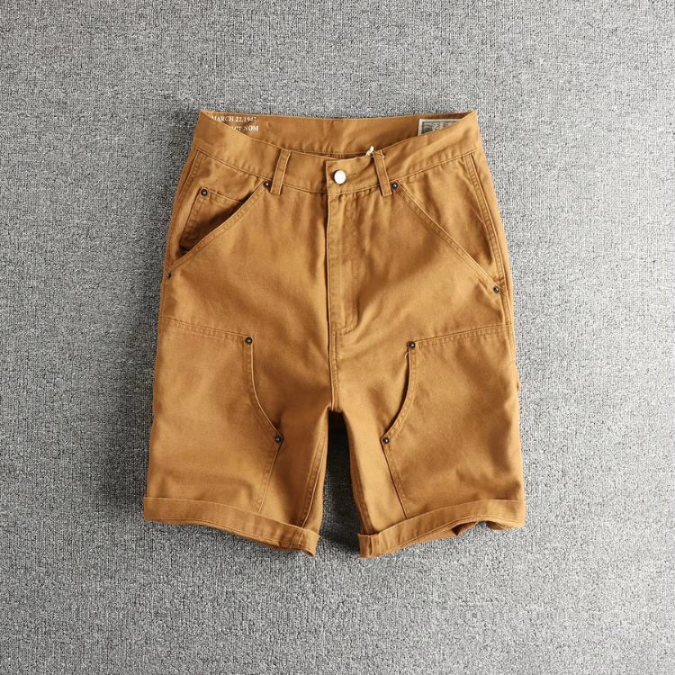 Vintage Railman Double-Knee Utility Shorts