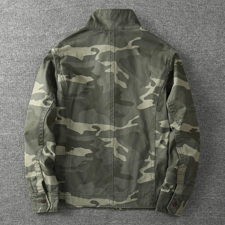 Vintage Field Camo Cargo Jacket