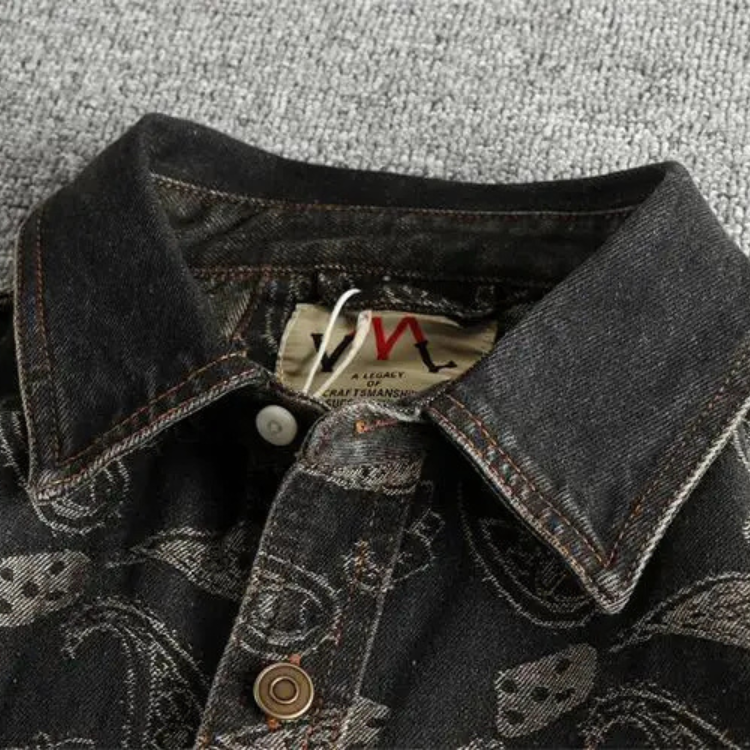Vintage Paisley Forge Utility Shirt