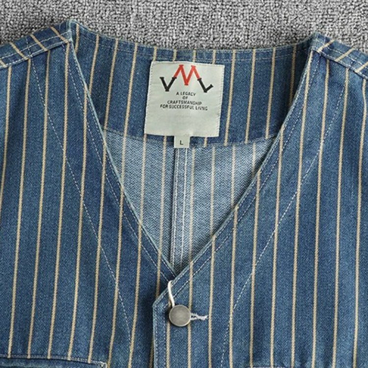 Vintage Mariner Denim Vest