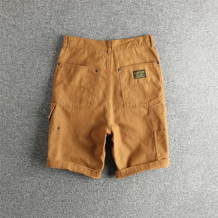 Vintage Railman Double-Knee Utility Shorts