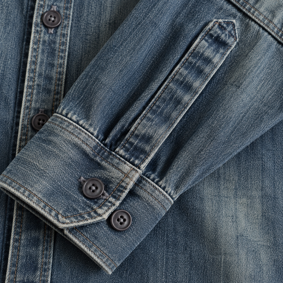 Vintage Distressed Utility Shirt