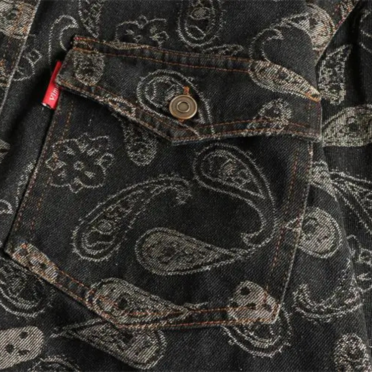 Vintage Paisley Forge Utility Shirt