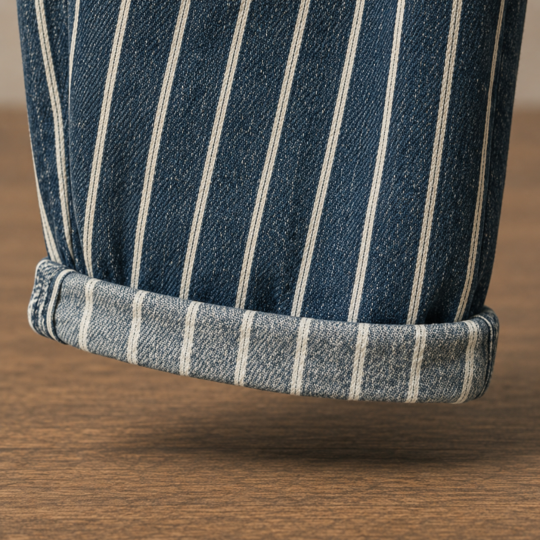 Vintage Pinstripe Baggy Pants