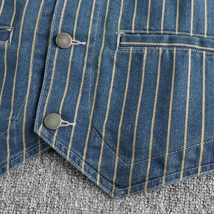 Vintage Mariner Denim Vest