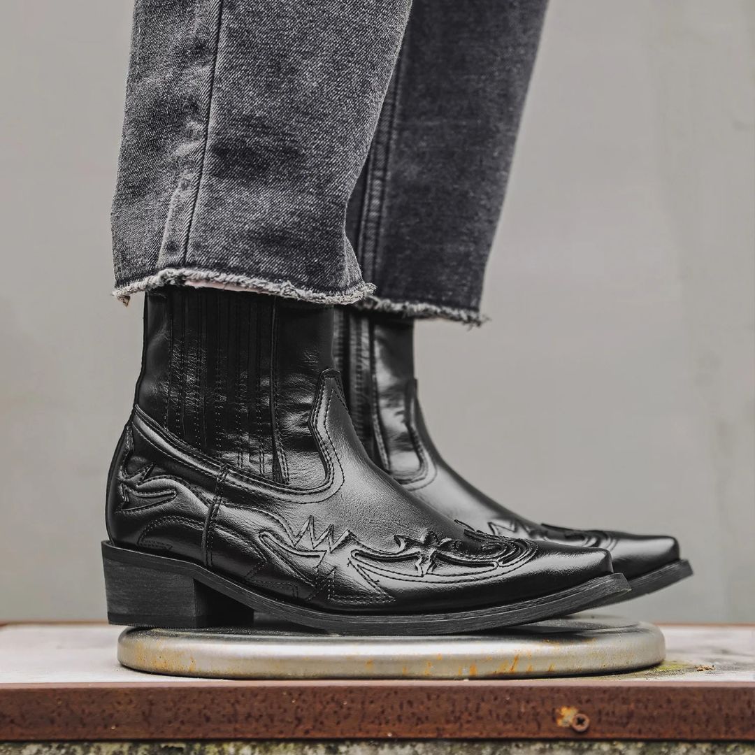 Colton Western Leather Boots