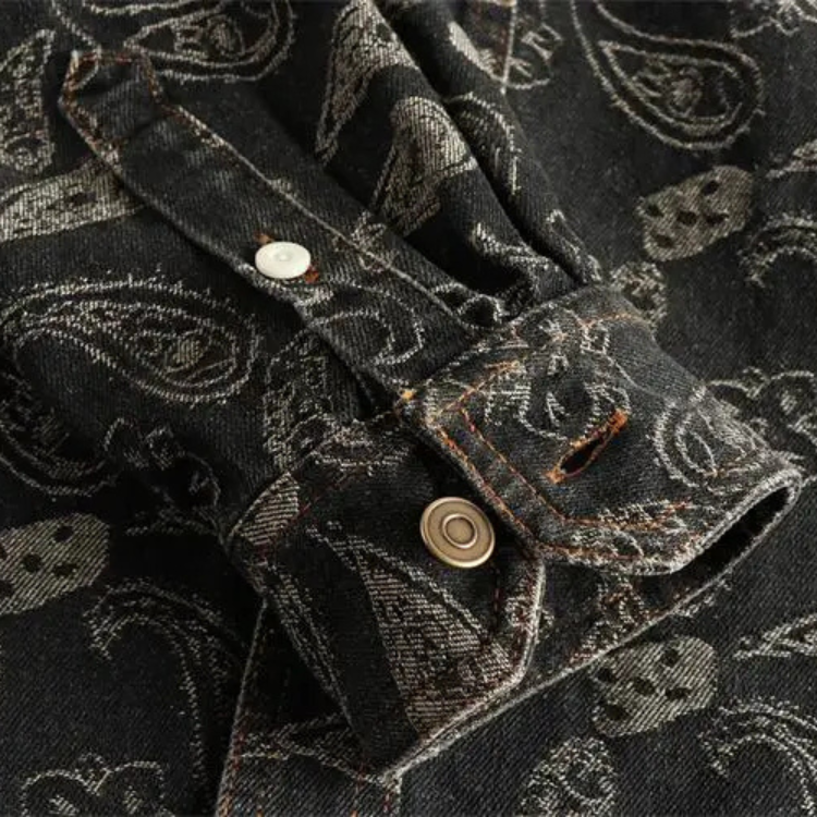 Vintage Paisley Forge Utility Shirt