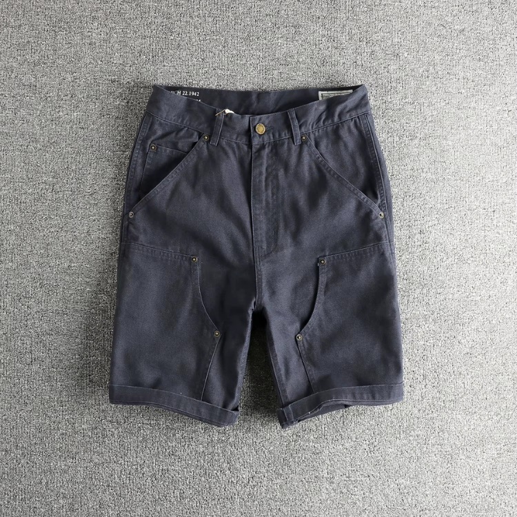 Vintage Railman Double-Knee Utility Shorts