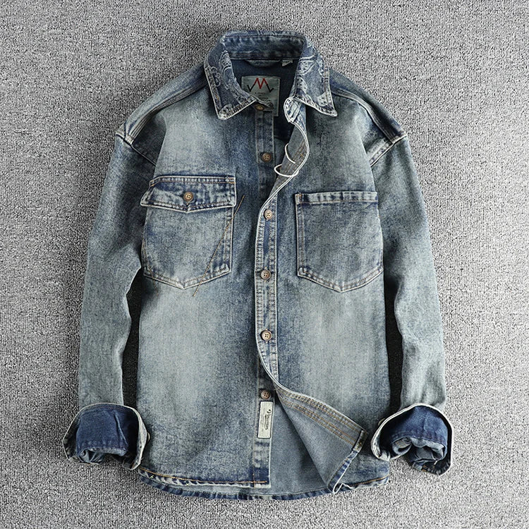 Vintage Paisley Utility Shirt