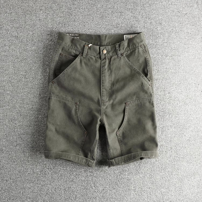 Vintage Railman Double-Knee Utility Shorts