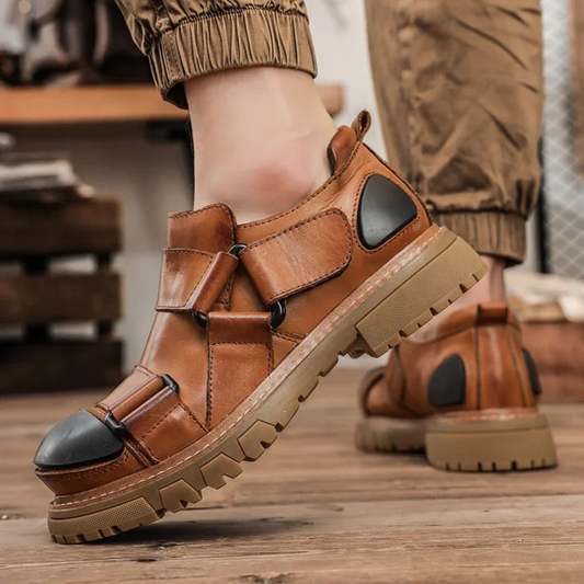 Vintage Workshop Leather Utility Boots