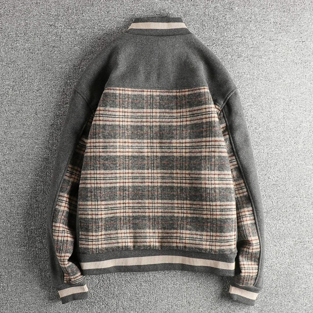 Vintage Calder Plaid Fleece Jacket