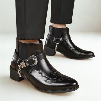 Vintage Templar Leather Boots