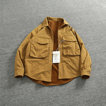 Reversible Corduroy Cargo Jacket