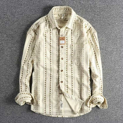 Savanna Stripe Cotton Shirt