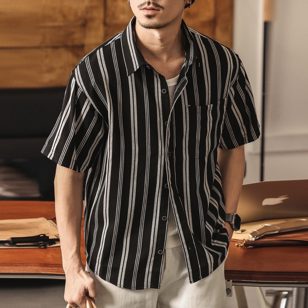 Rhodes Stripe Linen Shirt