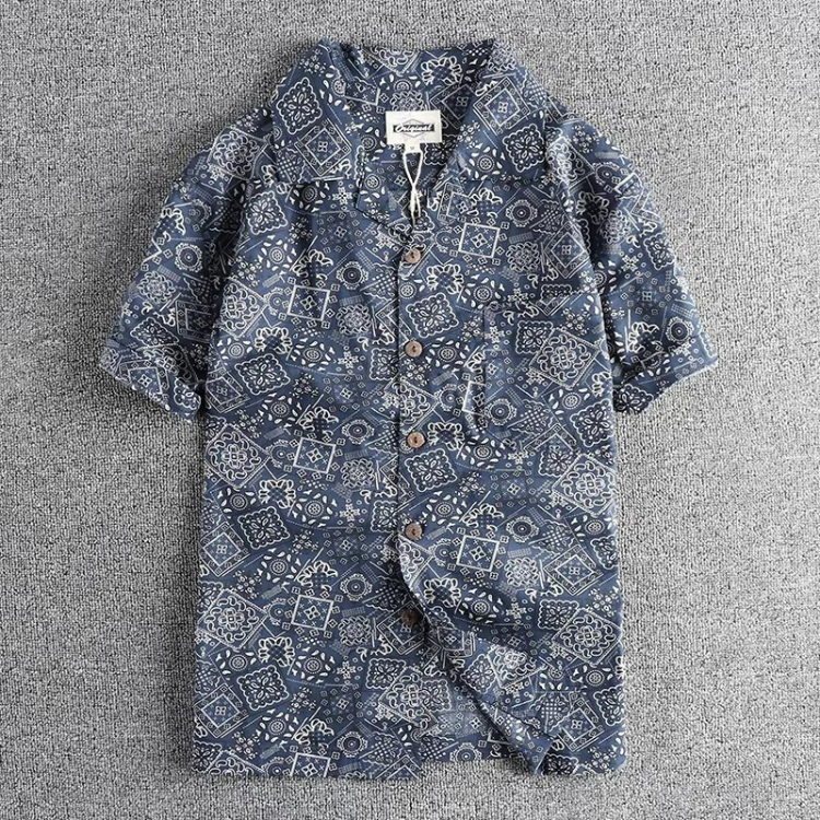 Vintage Seaside Hawaiian Shirt