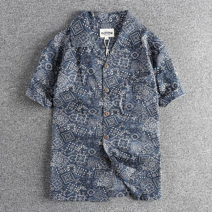 Vintage Seaside Hawaiian Shirt