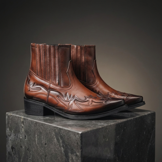 Colton Western Leather Boots