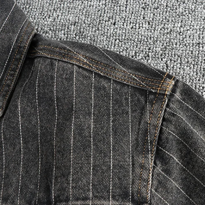 Vintage Charcoal Utility Shirt