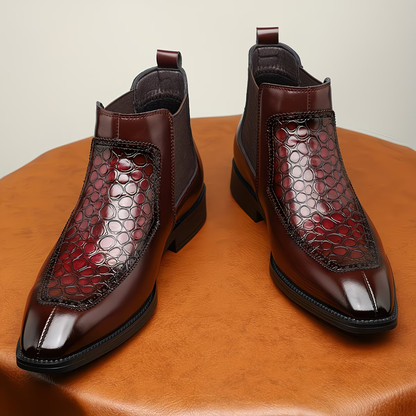 Vexlani Leather Chelsea Boots