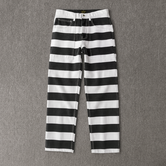 Vintage Jailhouse Stripe Pants