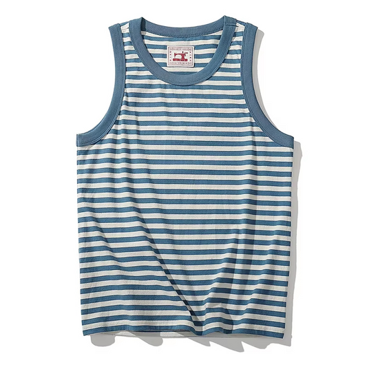 Vintage Sailor Striped Tank Top