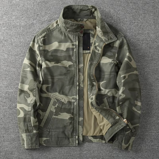 Vintage Field Camo Cargo Jacket