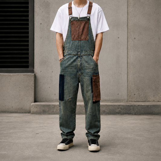 Vintage Weston Patchwork Overalls