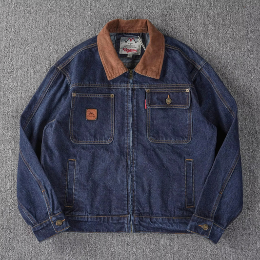 Vintage Foreman Corduroy-Collar Jacket