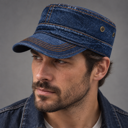 Vintage Conductor Denim Hat