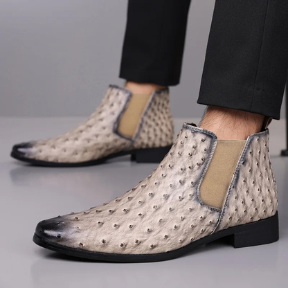 Ostrano Leather Chelsea Boots