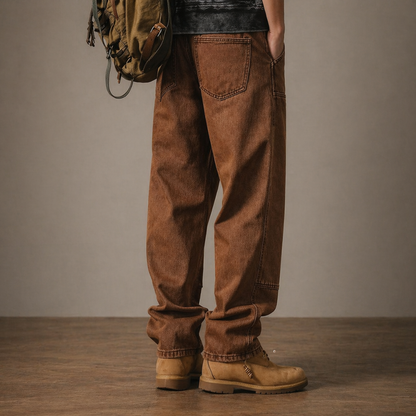 Vintage Rustline Double-Knee Utility Pants