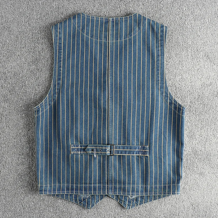 Vintage Mariner Denim Vest