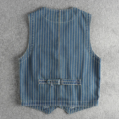 Vintage Mariner Denim Vest