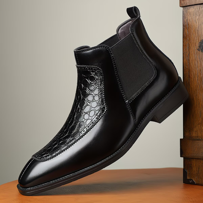 Vexlani Leather Chelsea Boots