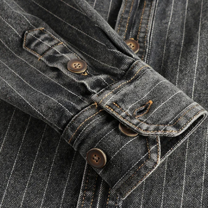 Vintage Charcoal Utility Shirt