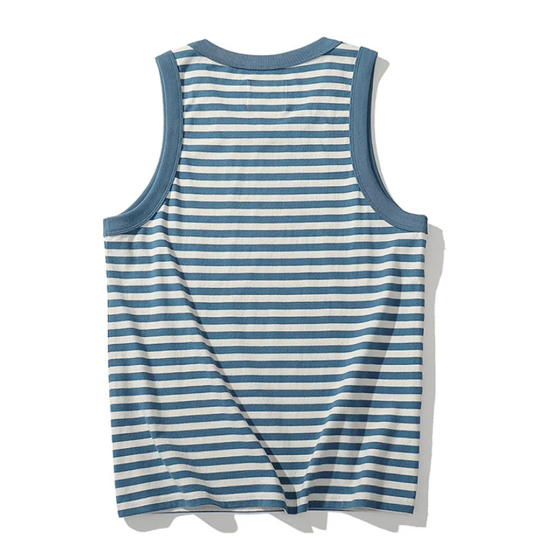 Vintage Sailor Striped Tank Top