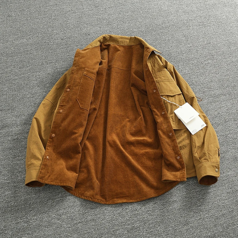 Reversible Corduroy Cargo Jacket