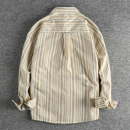 Vintage Ridge Striped Shirt