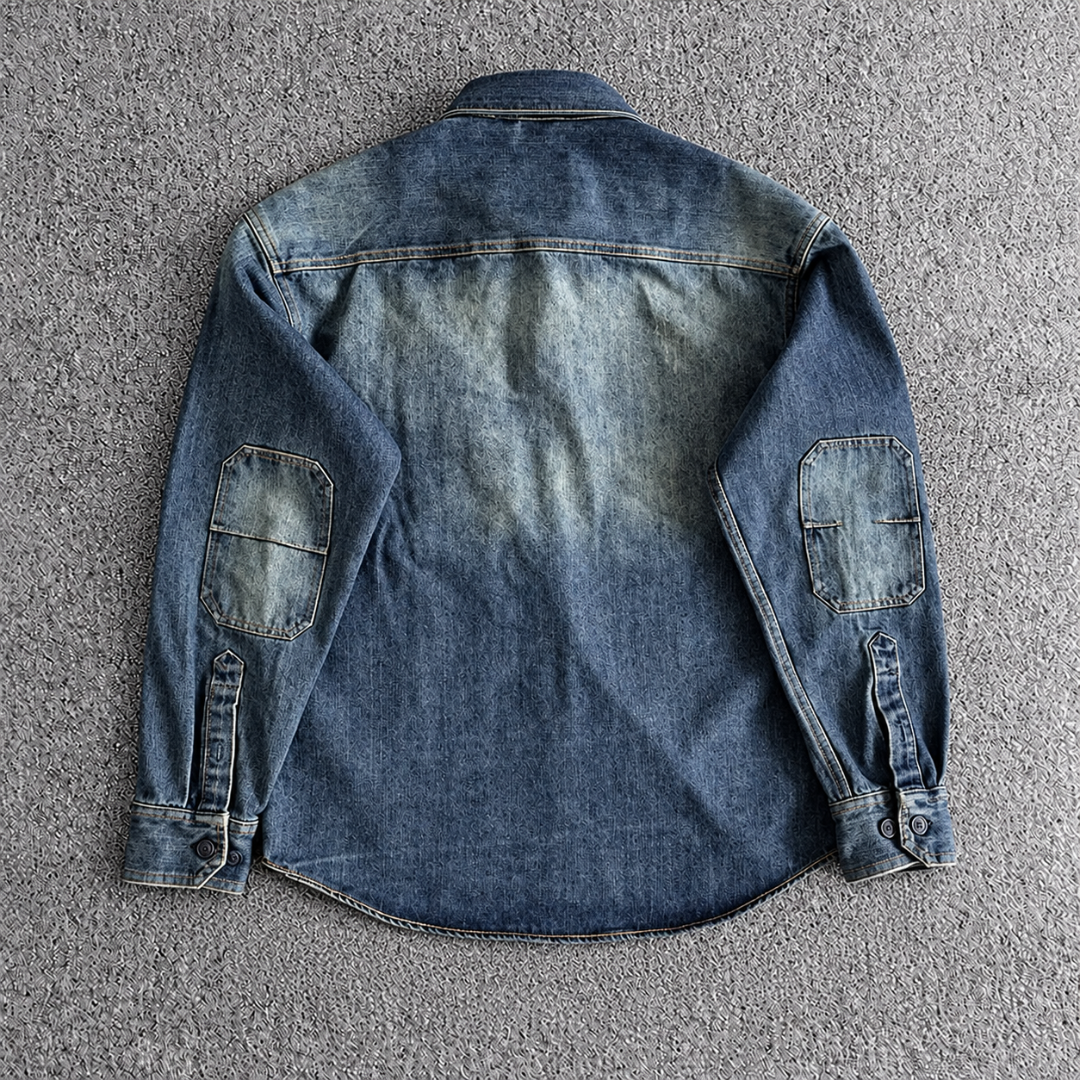 Vintage Distressed Utility Shirt