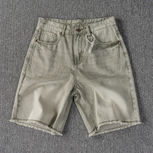 Vintage Hayes Raw-Hem Denim Shorts