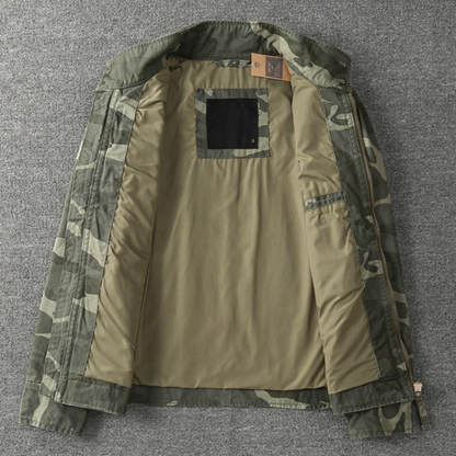 Vintage Field Camo Cargo Jacket