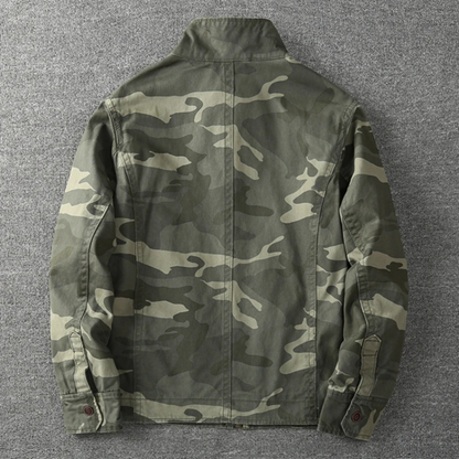 Vintage Field Camo Cargo Jacket