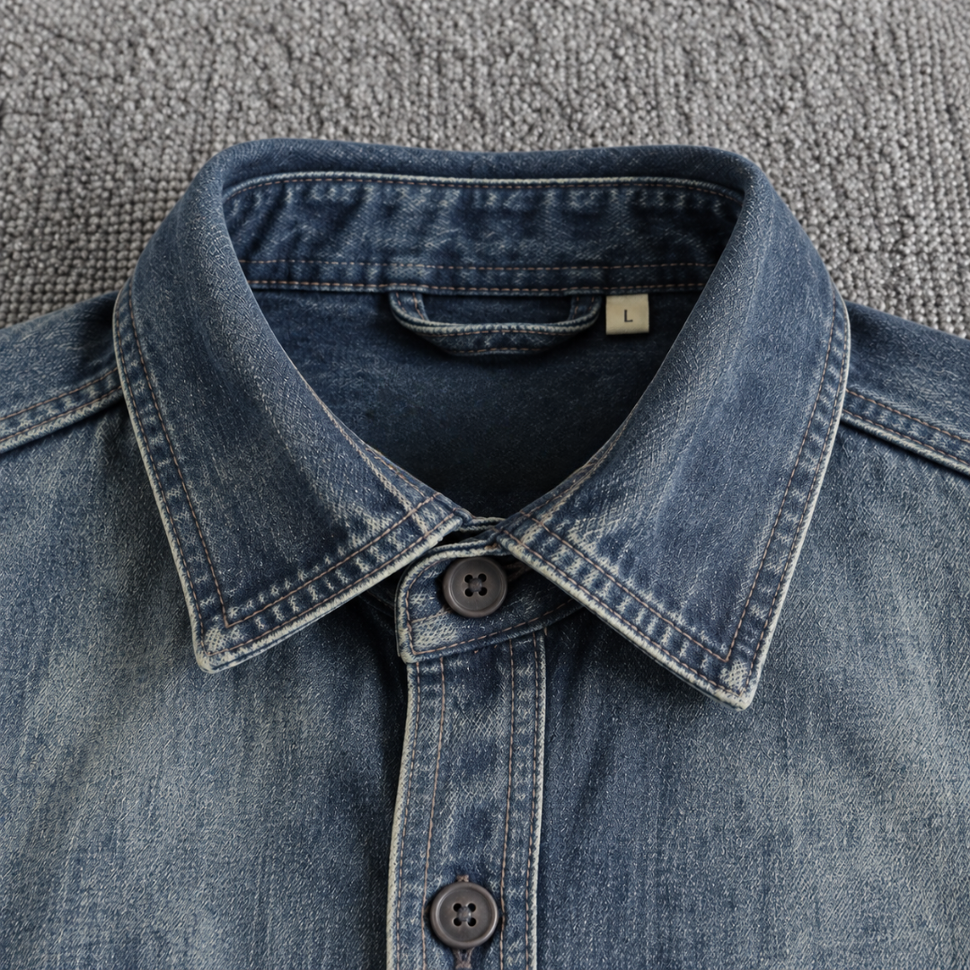 Vintage Distressed Utility Shirt