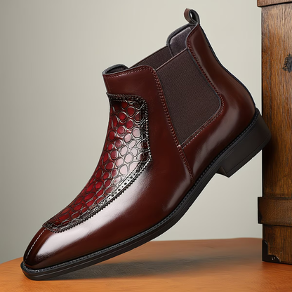 Vexlani Leather Chelsea Boots