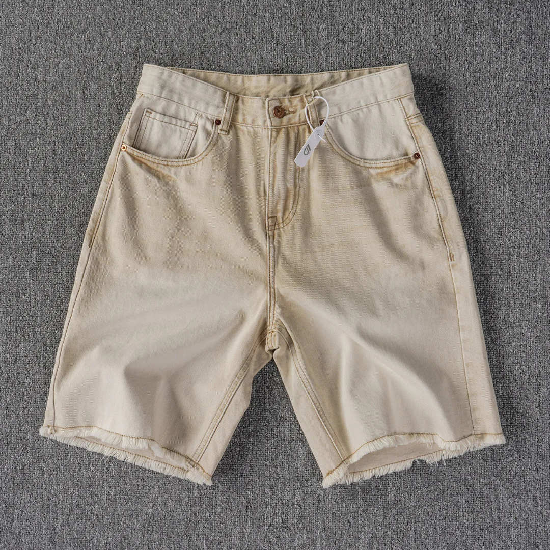 Vintage Hayes Raw-Hem Denim Shorts